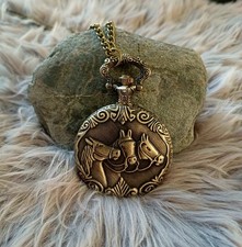 Taschenuhr quartz halskette - taschenuhr,