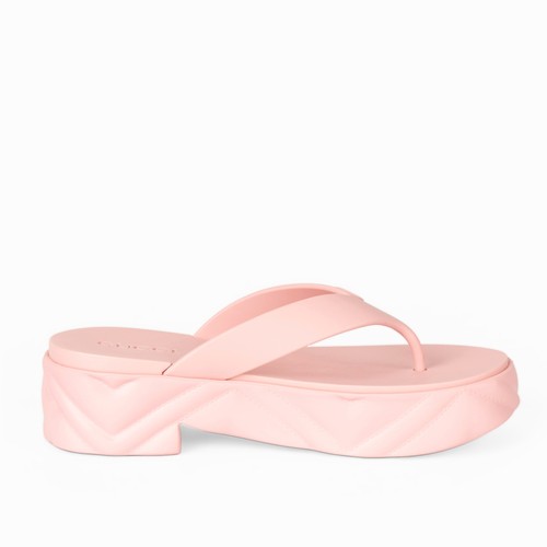 Gucci plateau pantoletten - gucci, pink