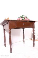 Kleiner antiker Gründerzeit Küchentisch Kinder Schreibtisch Esstisch Schublade