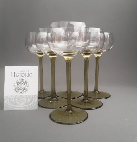 Sechs vintage weingläser - vintage,