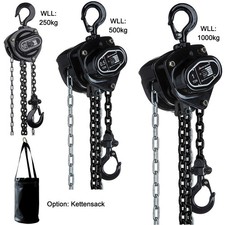 Handkettenzug SCHWARZ