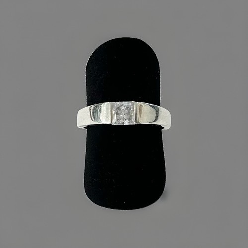 925 silberring fianit - 925/-,