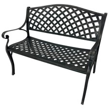 Gartenbank 2-Sitzer Metall