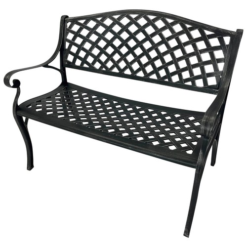 Gartenbank sitzer metall - gartenbank, 2-sitzer