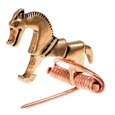 Pferdchenfibel - Pferd Fibel Brosche keltisch Eisenzeit Celtic Horse Brooch