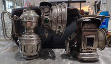 Old bicycle lamps Miller Oil -