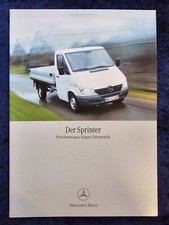 Mercedes-Benz Sprinter Prospekt 5.2001   Pritsche, Kipper, Fahrgestelle