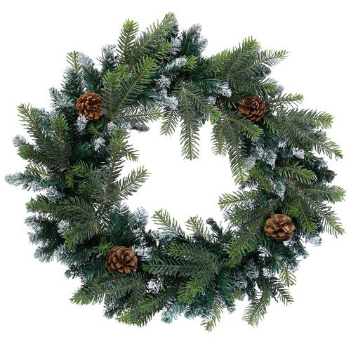 Künstlicher weihnachtskranz - künstlicher,