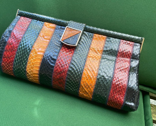 Vintage melluso clutch - melluso,
