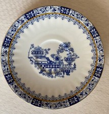 Kronester Bavaria China Blau Untertasse