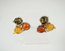 Bernstein Ohrringe Stecker 10