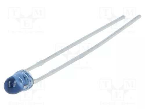 Sender blau transparent 3mm - sender, blau,transparent