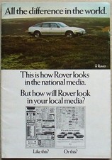 ROVER SD1 Händler Werbeblock