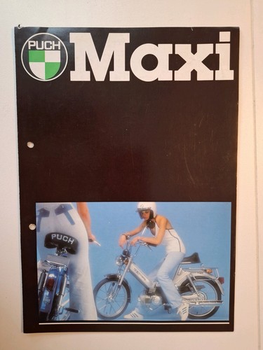 Prospekt brochure puch maxi - brochure,
