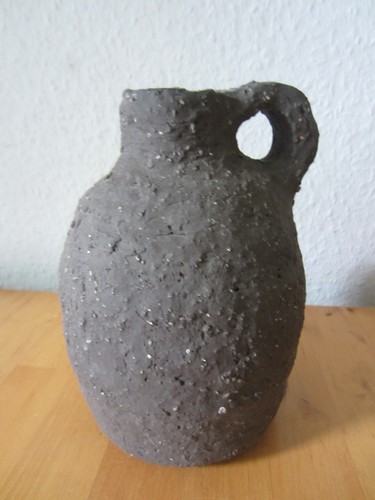 Fat lava vase - lava,