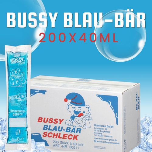 Bussy wassereis schleck - wassereis, schleck-drinks
