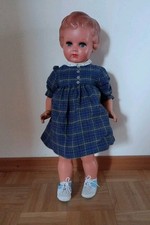 Alte Puppe, 64 cm, 60er Jahre, mit Stimme, sehr guter Zustand