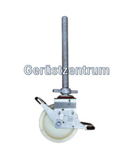 4 x Gerüstrollen, Rollfüße, Spindelrollen 1000kg Tragkraft nach EN1004 neu WGG W