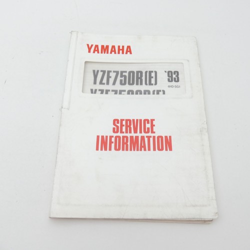 Yamaha yzf 750 service - 750,