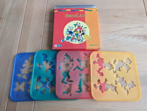 Tupperware stencil art disney - stencil,