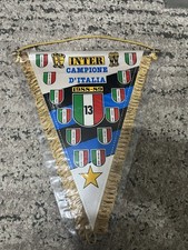 Wimpel Inter Milano/Mailand,Fußball Fanartikel SerieA,Italien,Vintage,Rarität.