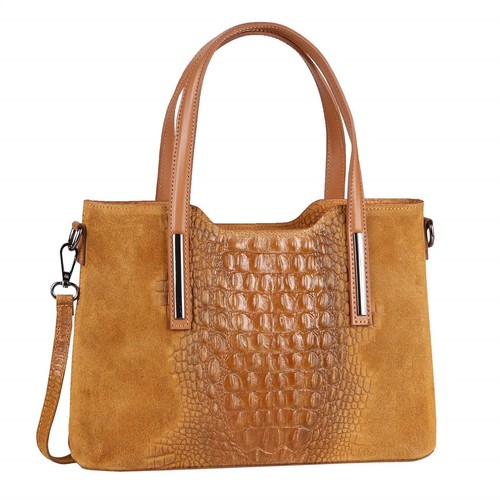 Damen leder tasche - damen, kroko