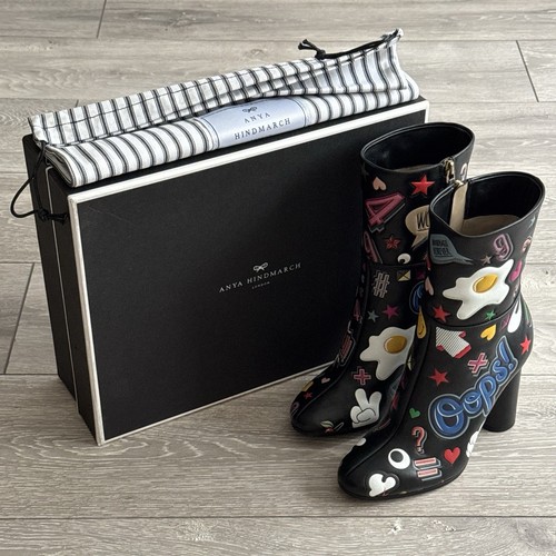Anya hindmarch black leather - hindmarch,