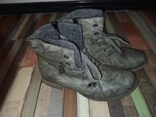 RIEKER STIEFELETTEN GRAU GR 40