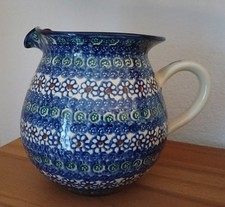 Milchkrug Saftkrug  Bunzlauer Keramik  Handarbeit Inhalt ca. 2.3 ltr. Solling