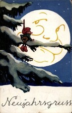 Künstler Ak Prosit Neujahr