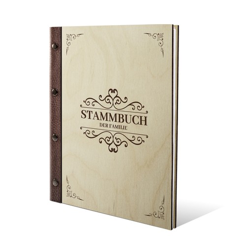 Stammbuch birkensperrholz holz - stammbuch,