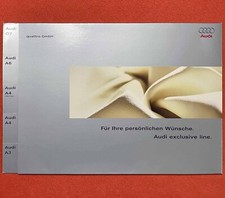 ➽ AUDI EXCLUSIVE LINE quattro A3 | A4 | A6 | Q7 Mappe prospekt brochure | 2006!
