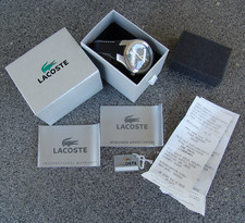 LACOSTE PRECISION HERREN ARMBANDUHR 3510 G,  FULL SET, LÄUFT, VON 2005