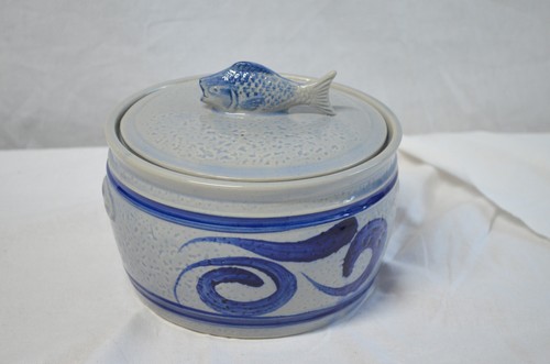 Vintage heringstopf steingut - vintage,