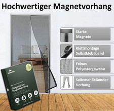 Fliegengitter Magnetvorhang Tür 120 cm x 220 cm Insektenschutz Gitter Magnetisch