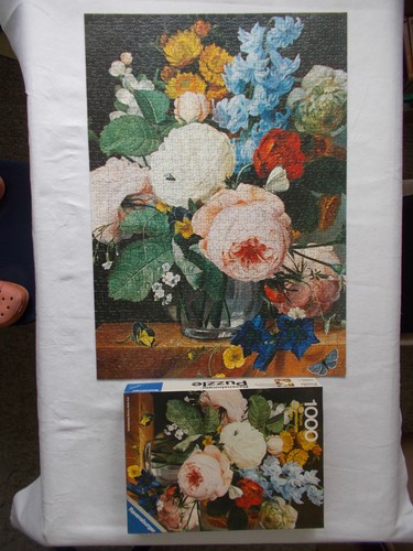 1000 teile puzzle blumen in - teile,