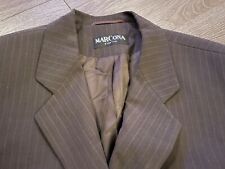 MARCONA STRETCH Damen Blazer /Anzug-Jacke * Gr. 21 (42) * braun Nadelstreifen