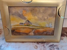 Aquarell, Haus an der