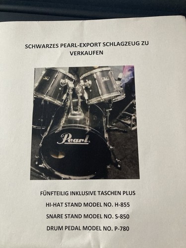 Schlagzeug von pearl export - pearl,