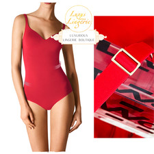 SWIM FORMING SWIMBODY Wolford XS B Lipstick Rot Badeanzug für den Strand Urlaub