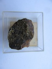 Mineralien, MM Coeruleolaktit, Variscit , Grube Rotläufchen in Dose 2,5 x 2,5 cm