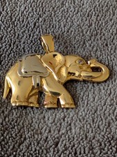 Elefant Anhänger 585er Gold