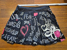 Desigual Rock Ballonrock Gr. 13 14 Jahre 152 158 schwarz grau weiß