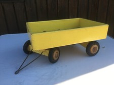 DDR VEB Anhänger antik Holz