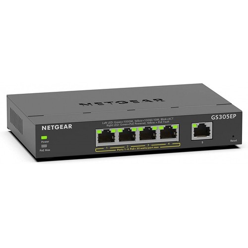 Netgear gs305ep port eth - netgear, 5-port