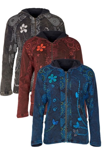 Jacke fleece kapuze hoodie - jacke,