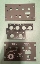 A 10 Warthog Trim Panel 5V green backlihting no switches