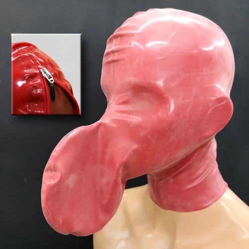Latexmaske half blow - blow, latextil