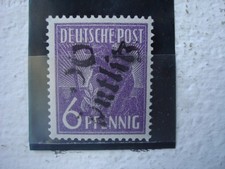 sbz bezirkshandstempel  36 Putlitz auf 6 Pfg. ** BPP gepr.