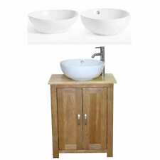 Badezimmer-Waschtischunterschrank | massive Eiche goldene Onyxplatte | Keramik-Waschtischarmatur & Stecker